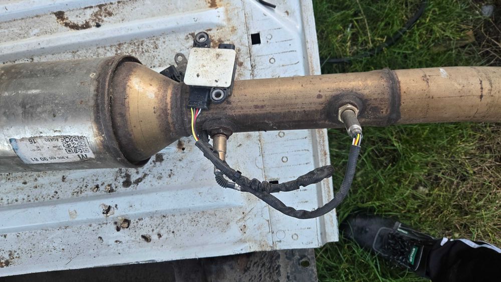 Mercedes sprinter 907 2.2 dci kompletny wydech dpf katalizator sonda