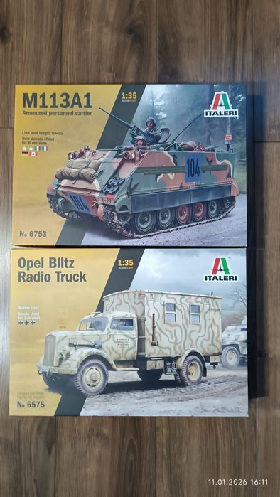 Сборная масштабная модель Italeri.