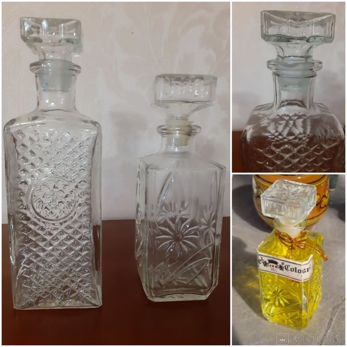 Ваза з прозорого  скла