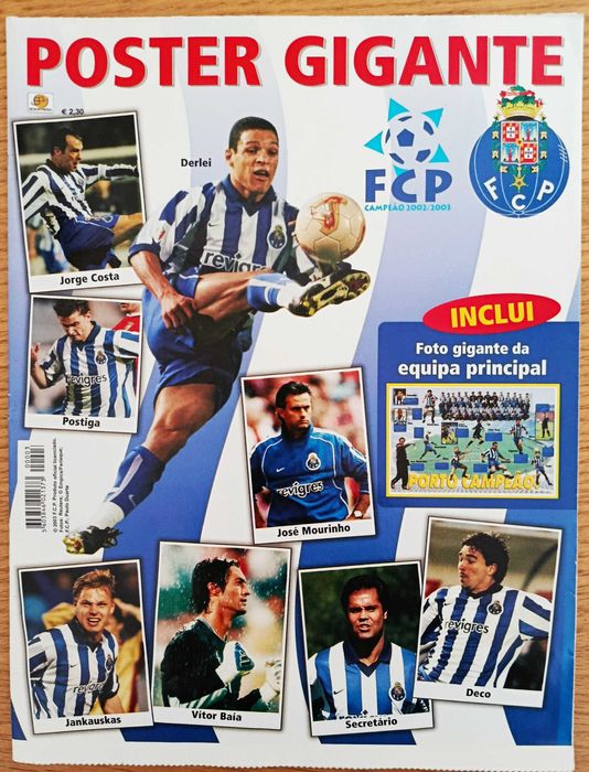 Poster gigante F. C. Porto - Campeão 2002-2003