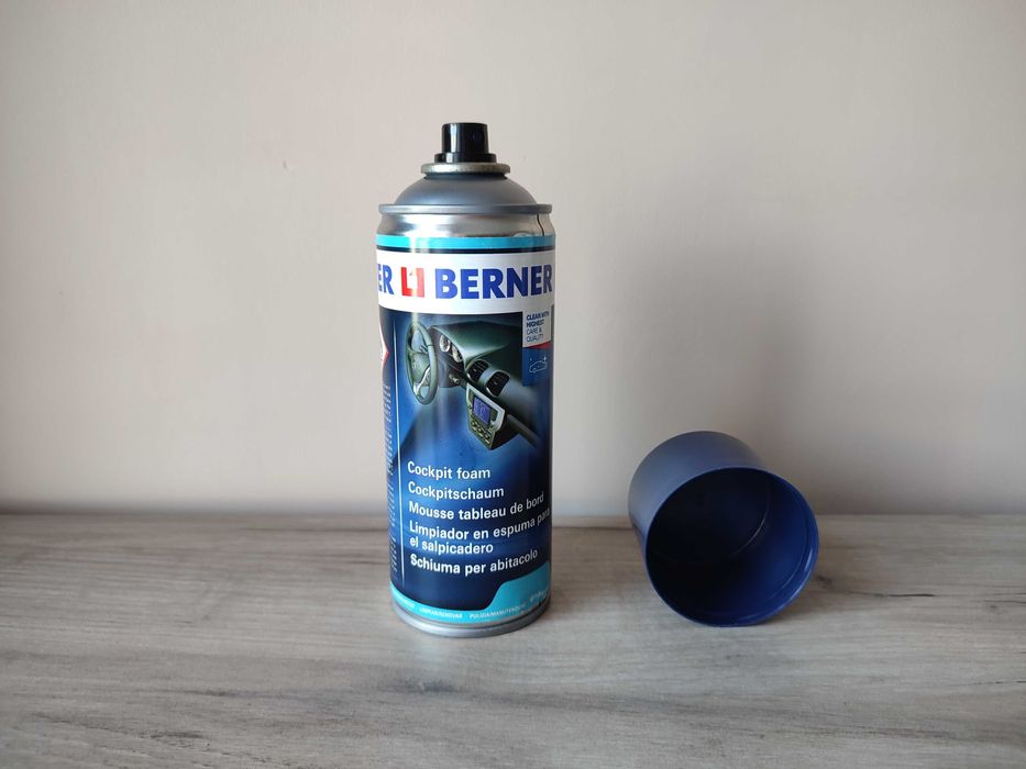 Pianka do czyszczenia kokpitu. BERNER 400ml