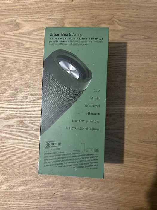 Coluna Bluetooth Energy Sistem Urban Box 5+
