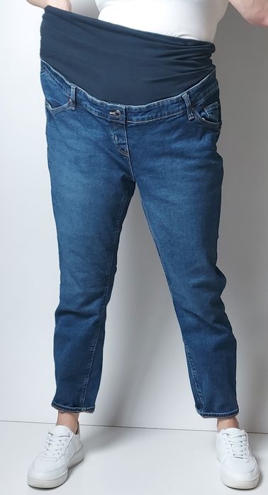 H&M MAMA_jeansy ciążowe Plus size_48-50 ( 4XL-5XL ) L32