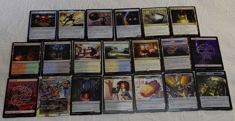 Lote De 92 Cartas Magic The Gathering - Spider-Man