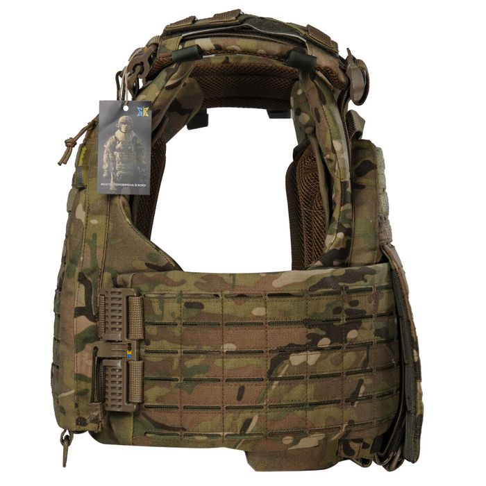 Преміум плитоноска Warmor Gen.6 МУЛЬТИКАМ. Cordura 1000d - якість!