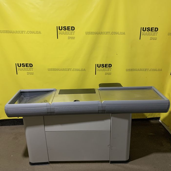 Касовий бокс Модерн 1800, бу, каса є багато, світло сірий