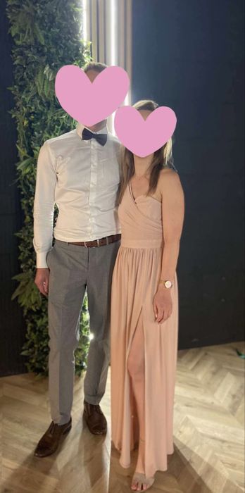Sukienka maxi na jedno ramię - Lola
