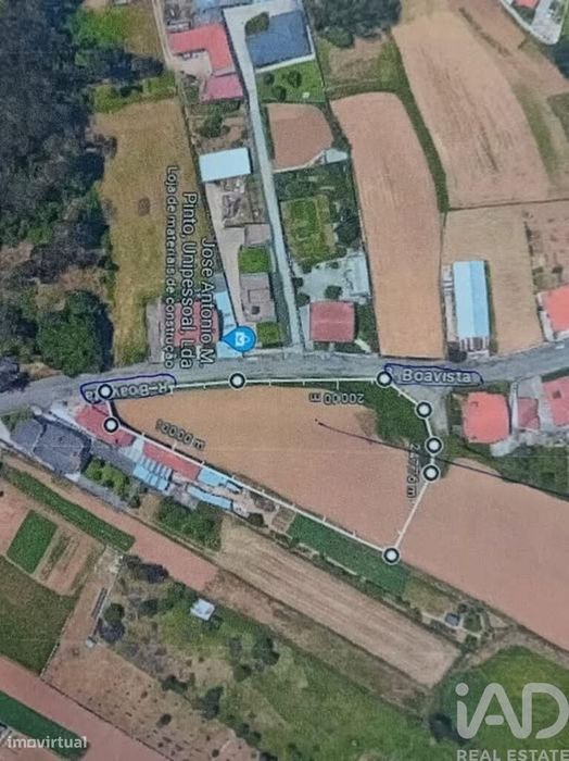 Terreno para construção em Fornos