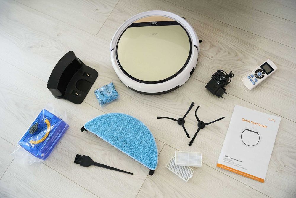 ILIFE V5s Pro gold - robot sprzątający + mop - komplet, super stan