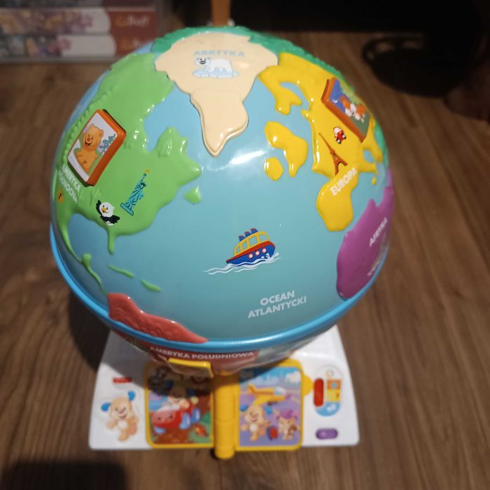 Globus odkrywcy Fischer Price, zabawka interaktywna