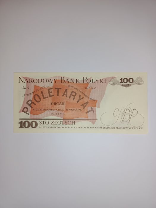 Banknot 100zł 1988