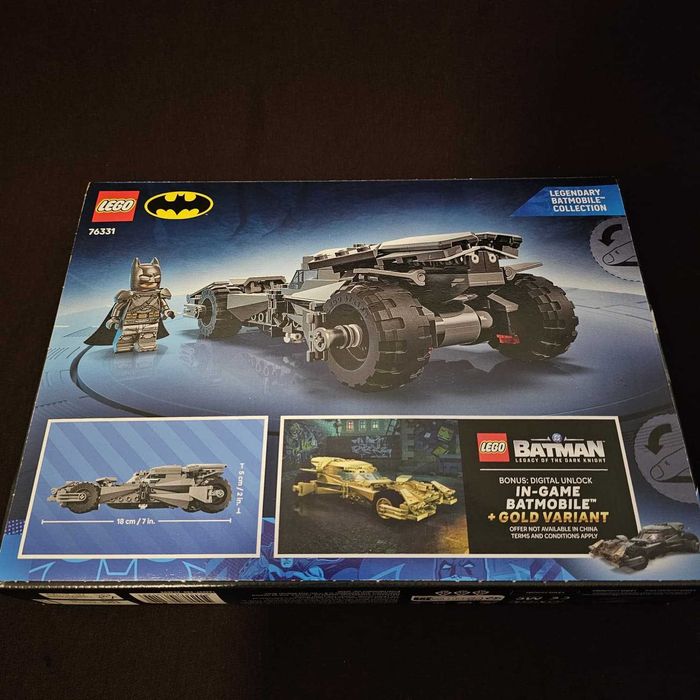 LEGO Batmobile de Batman vs Superman 76331  | NOVO | SELADO