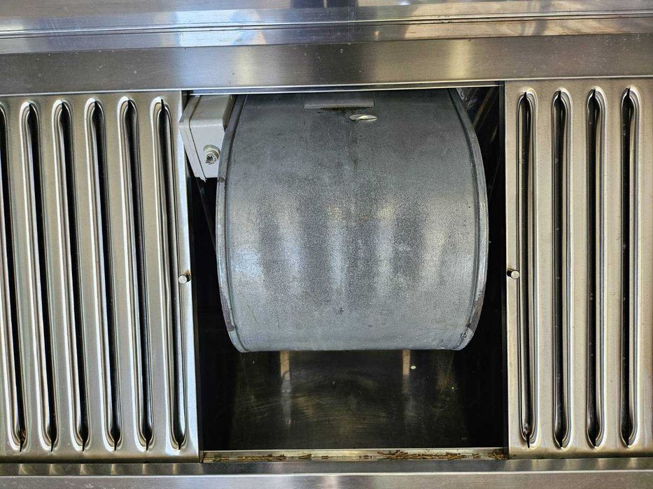 Hotte em inox com motor