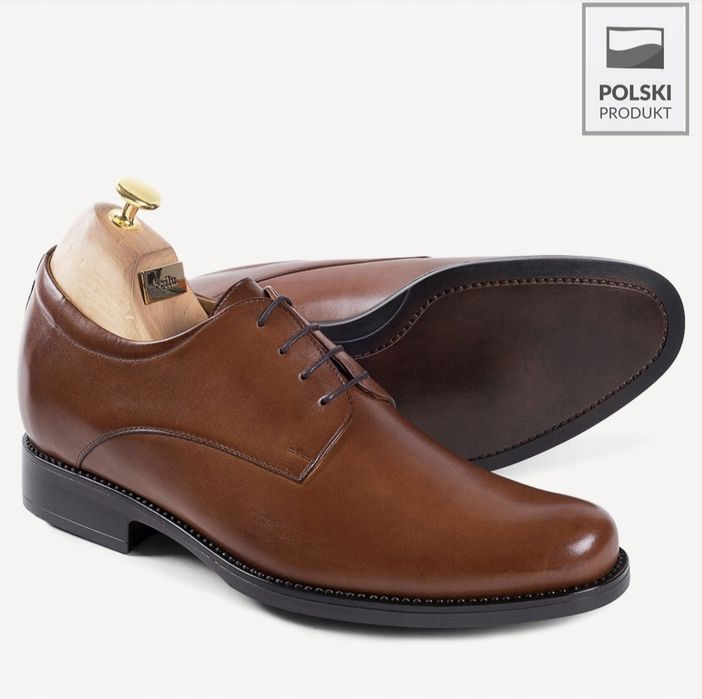 Nowe buty męskie podwyższające 7cm