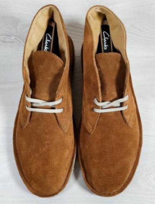 Чоловічі черевики дезерти Clark’s Оригінал з натуральної замші