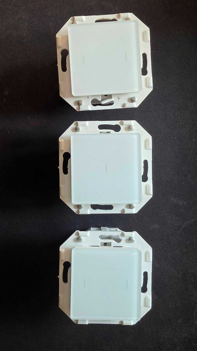 PSMART RM ZigBee szkło białe 3x łącznik + rolety + ramka - Tuya HA Z2M
