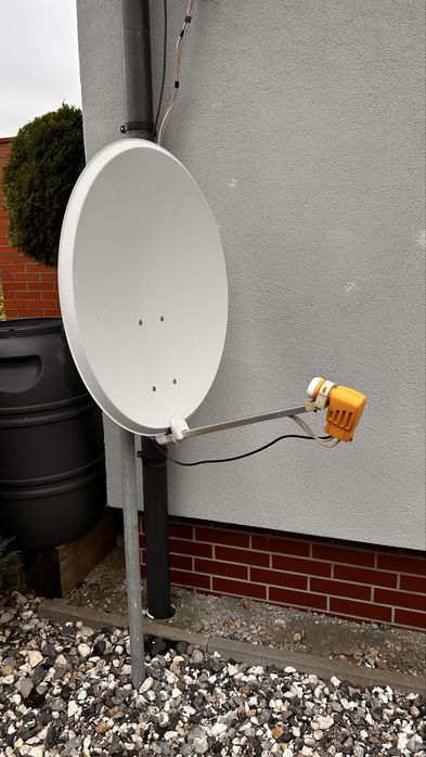 Talerz anteny sat 80cm wraz z konwrterem 4 odbiorniki