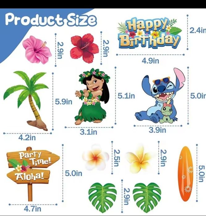 Прикраса на торт украшение Стіч