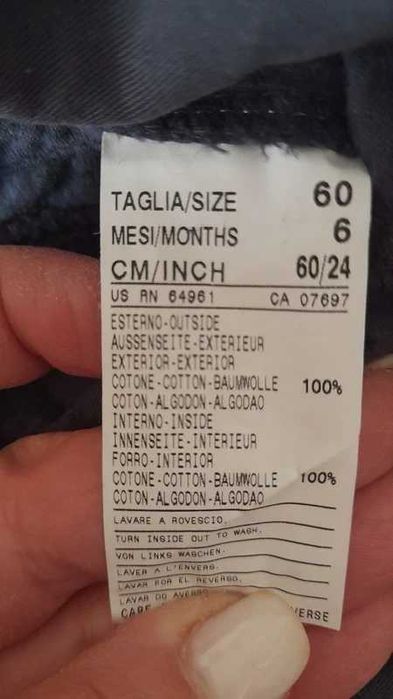 Jardineiras - Benetton - 6 meses