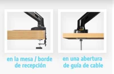 Suporte de mesa para 2 ecrãs