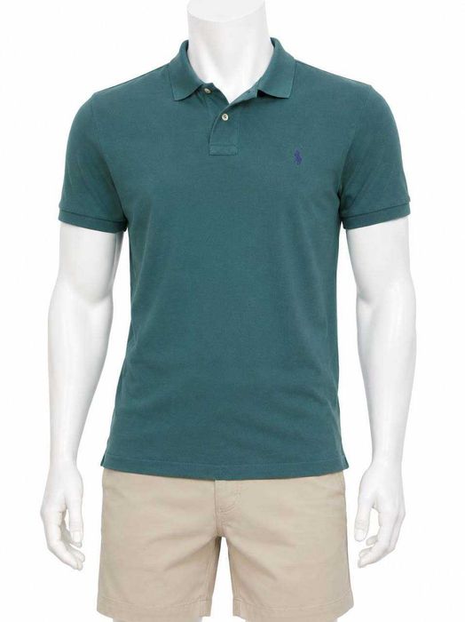 Ralph Lauren Custom slim fit * męska,oryginalna koszulka polo * L
