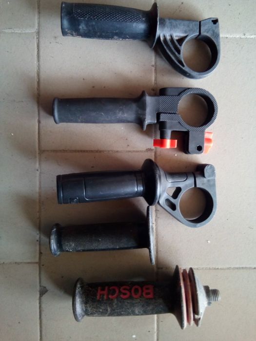 punhos de martelos e berbequins