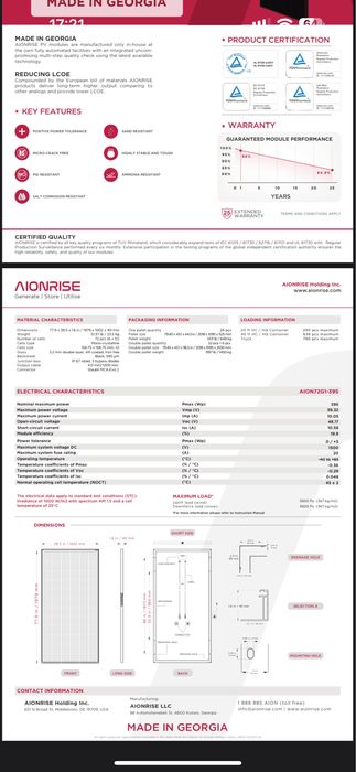 Сонячні панелі 395w