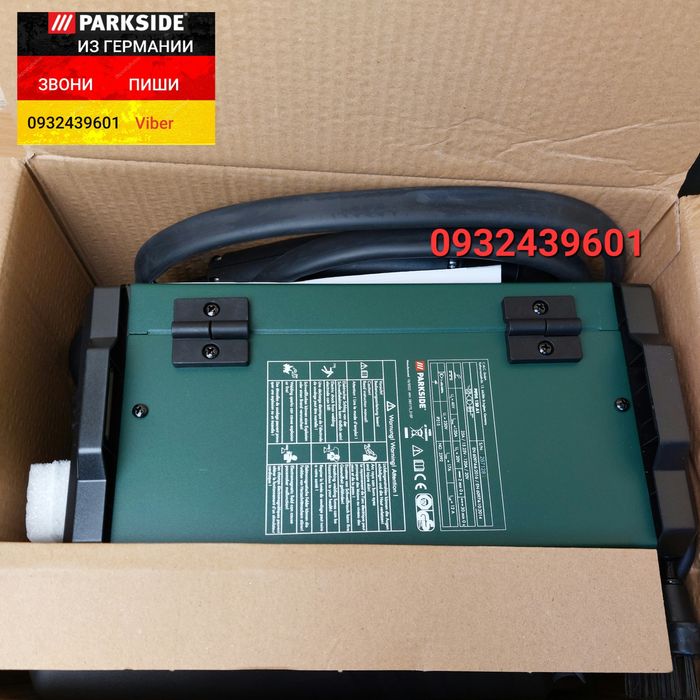 Сварочный полуавтомат инвертор из ГЕРМАНИИ Сварка Parkside PIFDS 120 A інверторний зварювальний напівавтомат