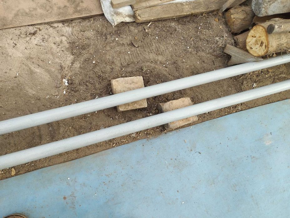 Komplet stalowych rur grzewczych (CO)  do tuneli