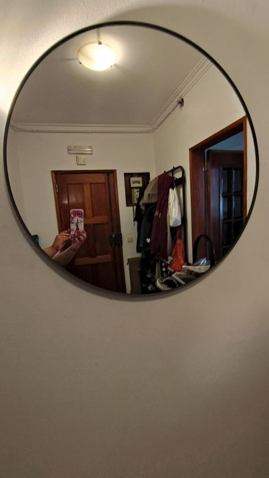 Espelho LINDBYN IKEA – 80 cm | Preto