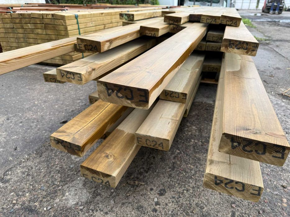legar impregnowany ciśnieniowo taras belka 48x123 drewno konstrukcyjne Skład Drewna Skandynawskiego