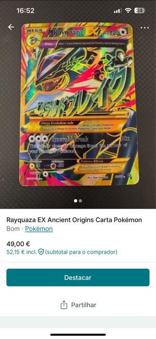 Cartas pókemon Super Raras