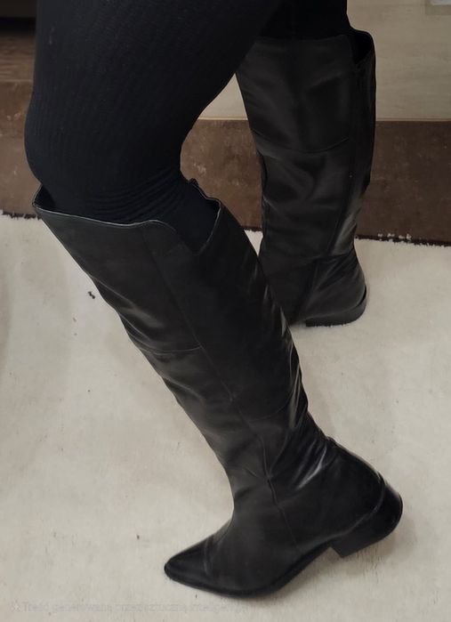 Buty oficerki , kozaki skórzane r. 41