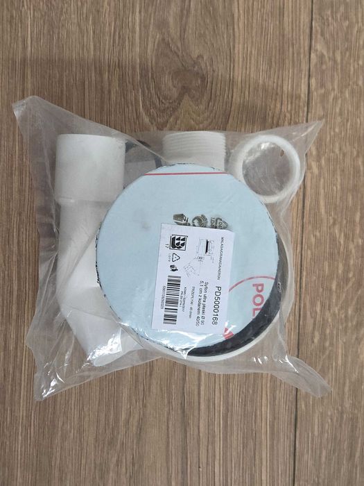 ROCA Syfon ultra płaski 51mm śr 90 z kolanem 40/50 nowy zafoliowany