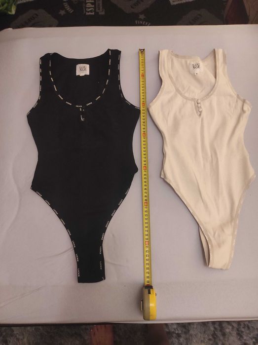 Купальник-Боди, женские черный и белый