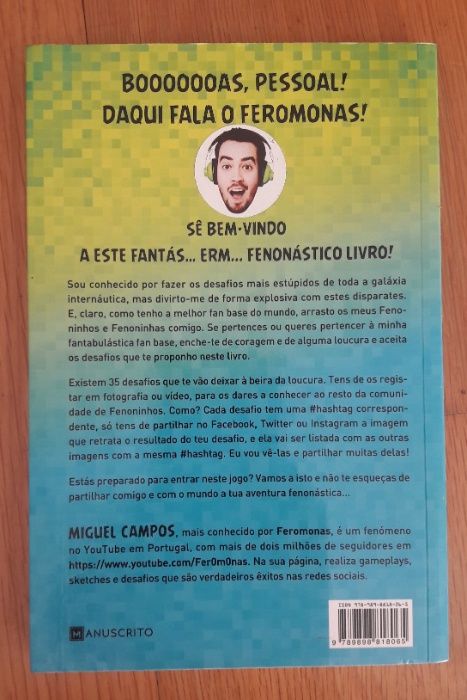 Livro: O Livro do Feromonas - Miguel Campos