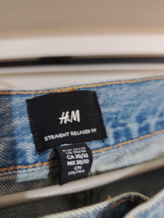 Calças de ganga Straight Relaxed Fit H&M
