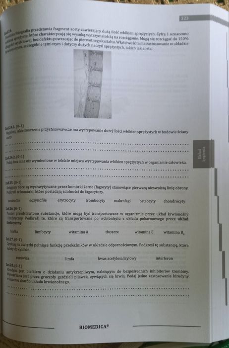 Biomedica 3 Zbiór zadań
