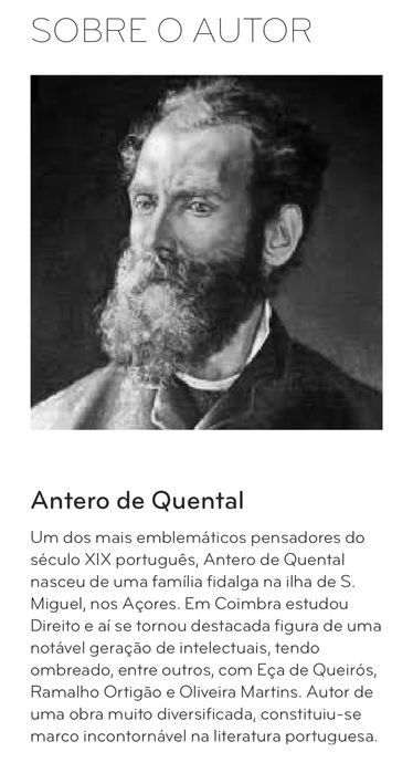 “Os Sonetos Completos”, Antero de Quental