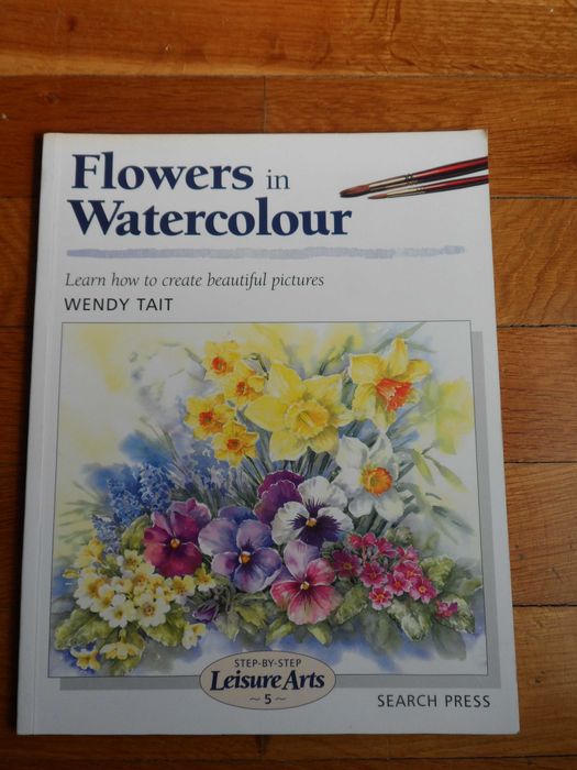 Livros de pintura Watercolours /Oils/ Acrylics/ Pastels