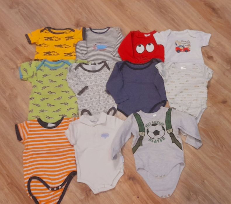 Duża paczka  ubranek 3 - 6 mscy rozm 62 - 68