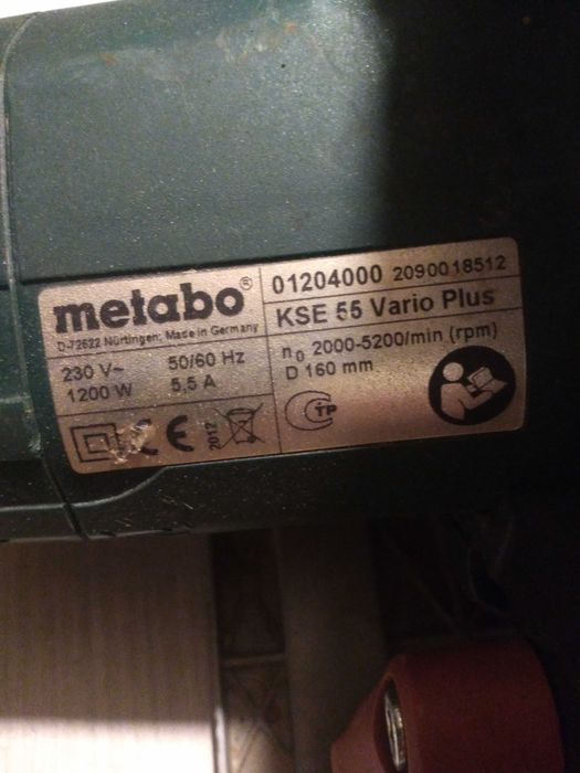 Zestaw pilarka Metabo  tarczowa