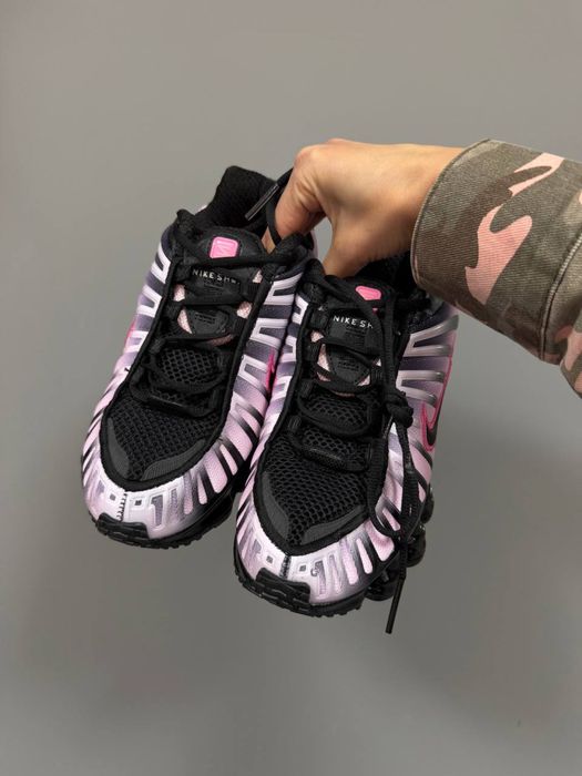 36-41 р кросівки Nike Shox Pink Black