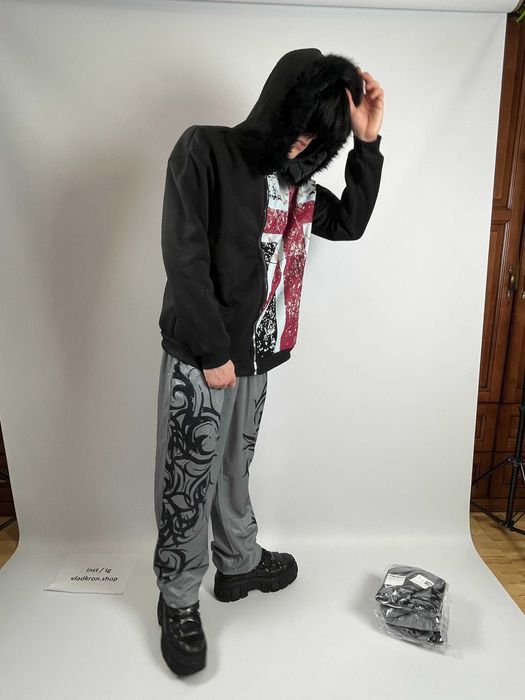 Jaded london type sweat track pants streetwear oversize спортивки