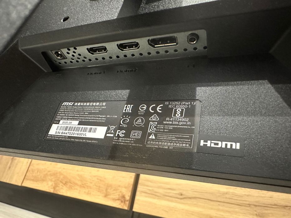 Monitor MSI Optix G241 144Hz