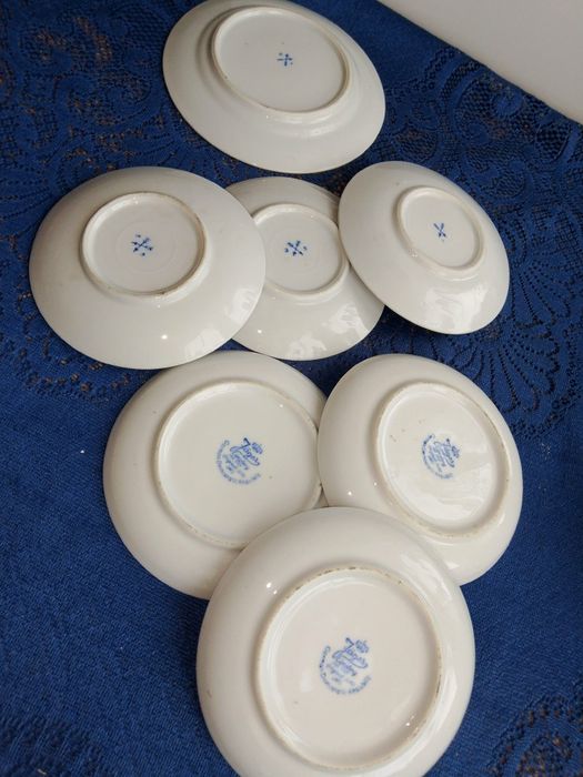 Zestaw porcelanowy wzór słomkowy