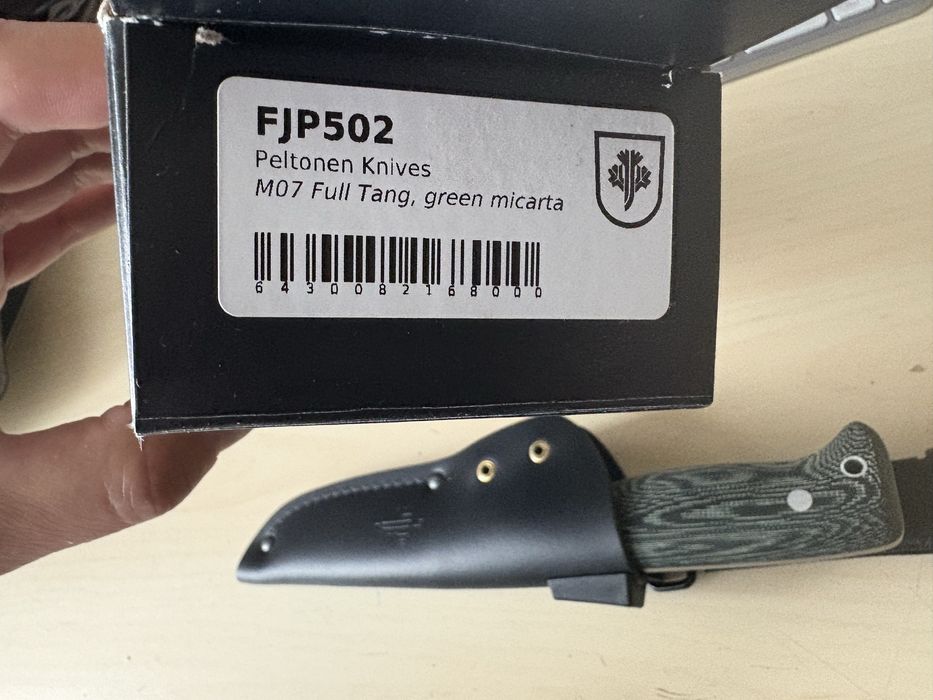 Nóż Peltonen m07 Full Tang green mikarta nowy gwarancja