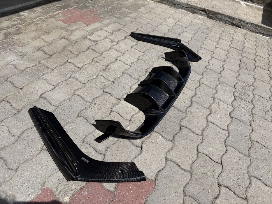 Conjunto Difusor + Cantos Fibra Carbono BMW M4 F82 F83 / BMW M3 F80