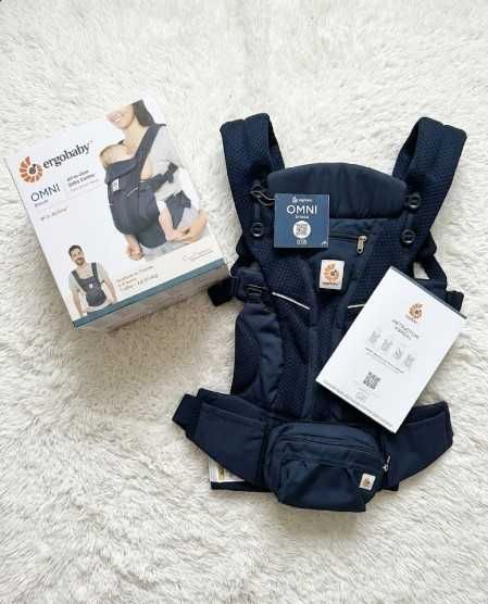 Marsúpio Ergobaby Omni Breeze - Azul - NOVO