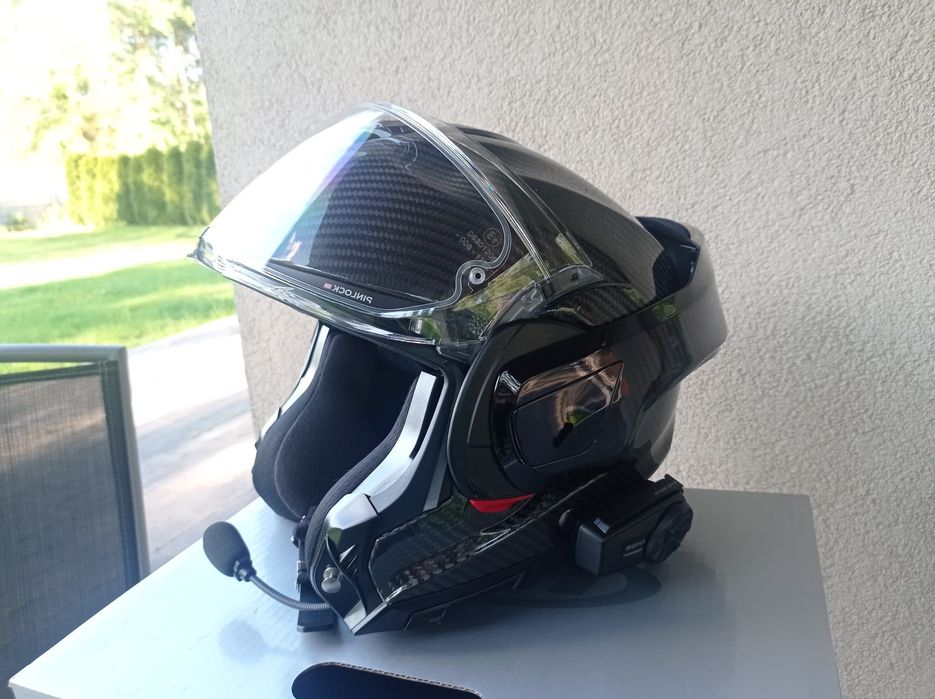 Kask HJC + Intercom sena spider st1 mesh